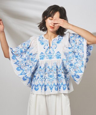 刺繍カフタンギャザートップ / GRACE CONTINENTAL | GRACE