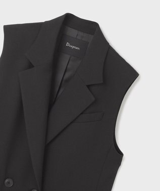 GRACE CONTINENTAL イレヘムジレジャケット ブラック