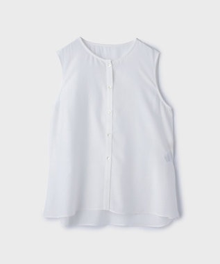 GRACE CONTINENTAL パターンレースカラーブラウス ホワイト