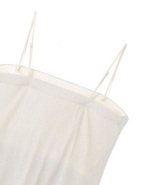 GRACE CONTINENTAL ラメベアトップ シルバー