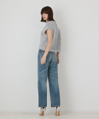 GRACE CONTINENTAL 【イベント店舗・ONLINE STORE先行アイテム】レタードビジューデニム ブルー