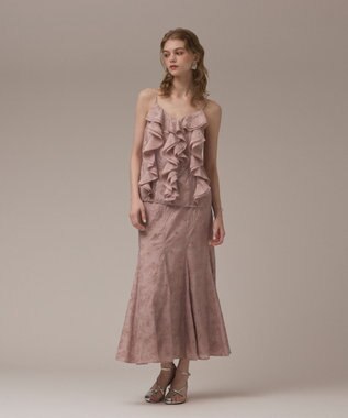 GRACE CONTINENTAL マーメイドembスカート ピンク