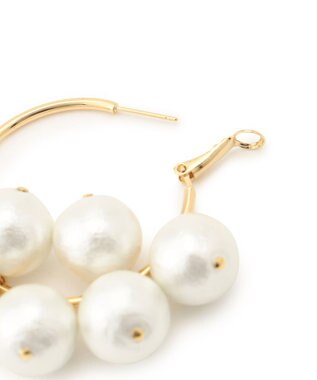 GRACE CONTINENTAL MOY paris Aria ピアス ホワイト