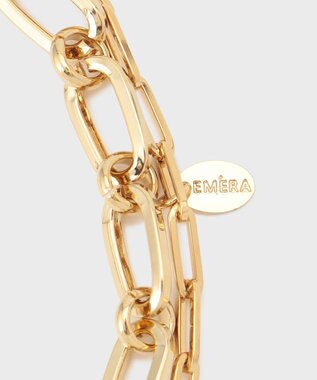 GRACE CONTINENTAL EMERA チェーンネックレス ゴールド