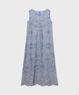 GRACE CONTINENTAL フラワーカットワークワンピース【限定カラー】