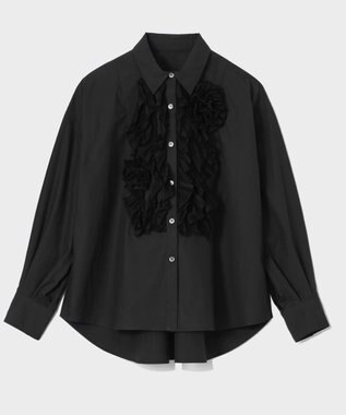 GRACE CONTINENTAL コサージュドレスシャツ ブラック