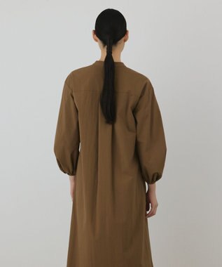 GRACE CONTINENTAL ベルト付カフタンワンピース キャメル