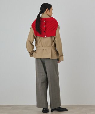 GRACE CONTINENTAL オーバーショートトレンチ ベージュ