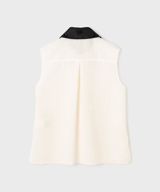 GRACE CONTINENTAL シアーメッシュノースリーブ キナリ