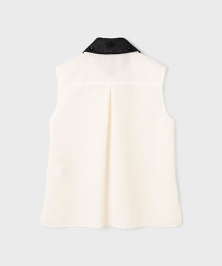 GRACE CONTINENTAL シアーメッシュノースリーブ キナリ