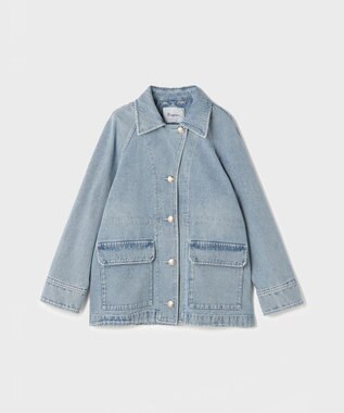 GRACE CONTINENTAL カバーオールジャケット サックス