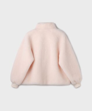 GRACE CONTINENTAL ウールボアスタンドカラージャケット キナリ