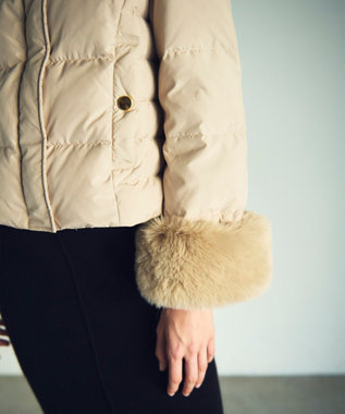 GRACE CONTINENTAL コンパクトダウンジャケット ベージュ