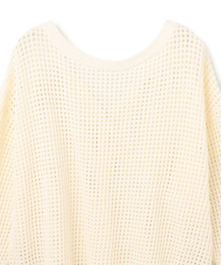GRACE CONTINENTAL メッシュドルマン2WAYニット ホワイト