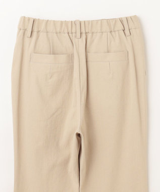 GRACE CONTINENTAL スリムフレアパンツ ベージュ