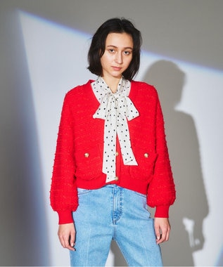 ドットラメフロッキーブラウス / GRACE CONTINENTAL | GRACE ドットラメフロッキーブラウス / GRACE CONTINENTAL | GRACE