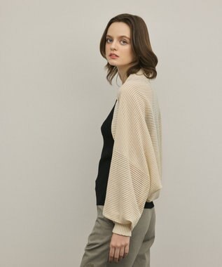 GRACE CONTINENTAL ボレロニットカーディガン キナリ