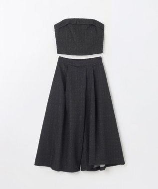 GRACE CONTINENTAL ビスチェsetワイドパンツ ブラック