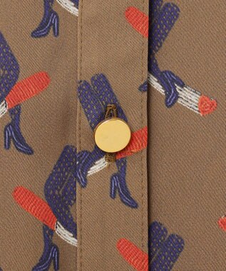 GRACE CONTINENTAL ナイトparisブラウス カーキ