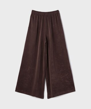 GRACE CONTINENTAL フィブリルイージーパンツ ダークブラウン
