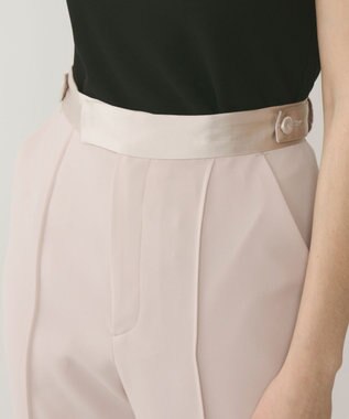 GRACE CONTINENTAL インサイドスリットスリムパンツ ベージュ