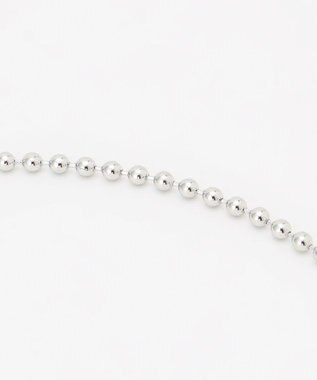 GRACE CONTINENTAL ボールチェーンロングネックレス シルバー