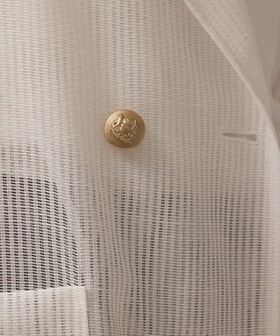 GRACE CONTINENTAL カラミロングジレ ホワイト