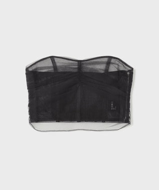 GRACE CONTINENTAL チュールベアトップ ブラック