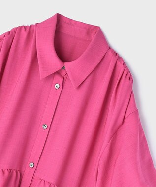 GRACE CONTINENTAL ティアードシャツチュニック ピンク