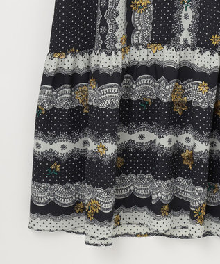レースプリント刺繍ワンピース / GRACE CONTINENTAL | GRACE
