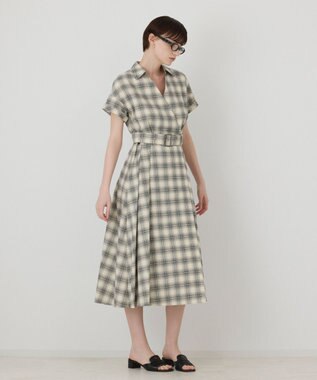 GRACE CONTINENTAL ラップフレアワンピース キナリ