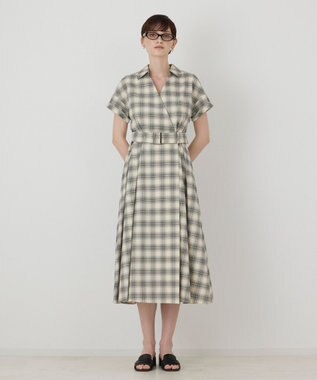 GRACE CONTINENTAL ラップフレアワンピース キナリ