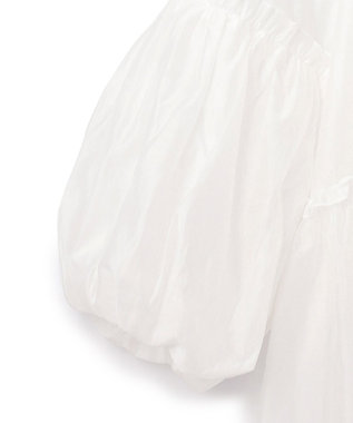 GRACE CONTINENTAL ギャザーカフタントップ キナリ