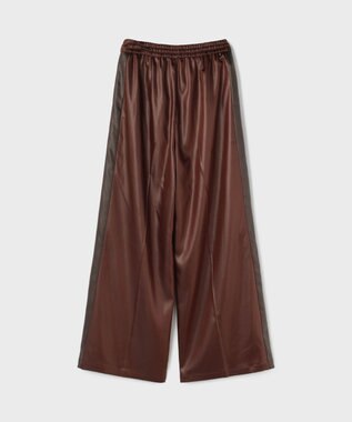 GRACE CONTINENTAL レザーライクパンツ ブラウン