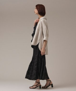 GRACE CONTINENTAL マーメイドembスカート ブラック