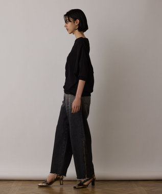 GRACE CONTINENTAL ドレープカットトップ ブラック