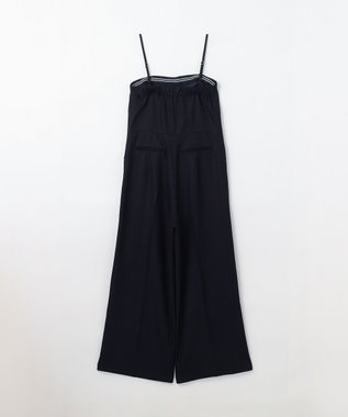 GRACE CONTINENTAL リネンタッチビスチェサロペ ネイビー