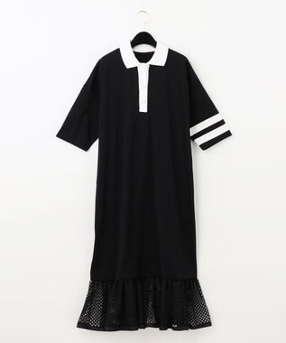 メッシュコンビラガーワンピース / GRACE CONTINENTAL | GRACE