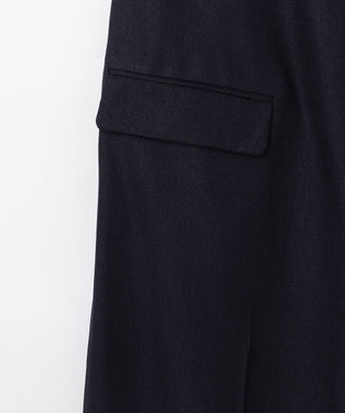 GRACE CONTINENTAL リネンタッチビスチェサロペ ネイビー