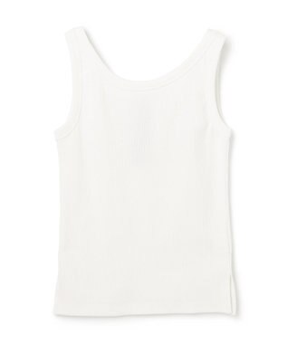 GRACE CONTINENTAL テレコノースリーブ ホワイト