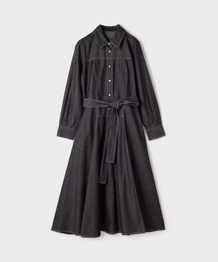 GRACE CONTINENTAL シャツフレアワンピース ブラック