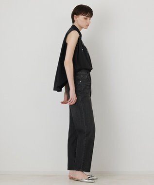 GRACE CONTINENTAL ビジューノースリーブシャツ ブラック