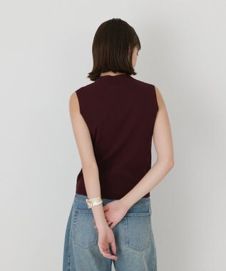 GRACE CONTINENTAL ハイネックニットトップ ブラウン