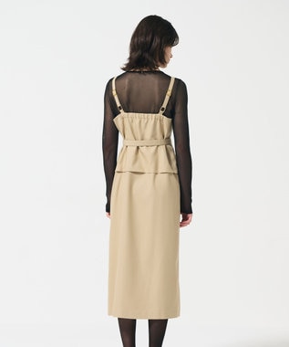 GRACE CONTINENTAL タイトテーラージャンパースカート ベージュ