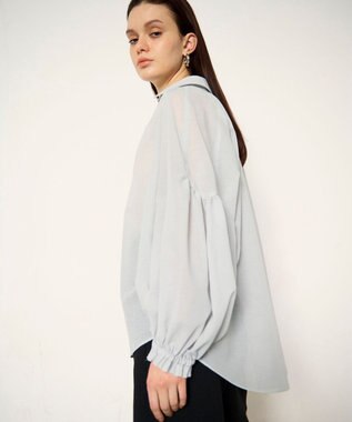 GRACE CONTINENTAL ドルマンボリュームシャツ グレー