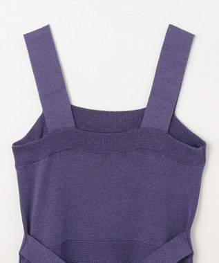 GRACE CONTINENTAL ニットキャミワンピース ブルー