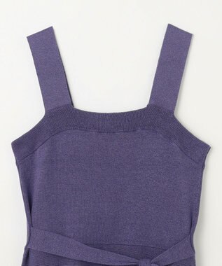 GRACE CONTINENTAL ニットキャミワンピース ブルー