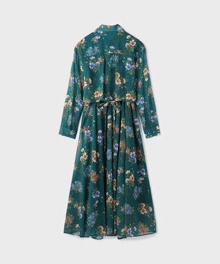 GRACE CONTINENTAL プリントセットアップワンピース グリーン