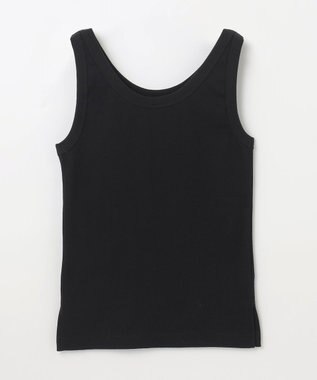 GRACE CONTINENTAL テレコノースリーブ ブラック