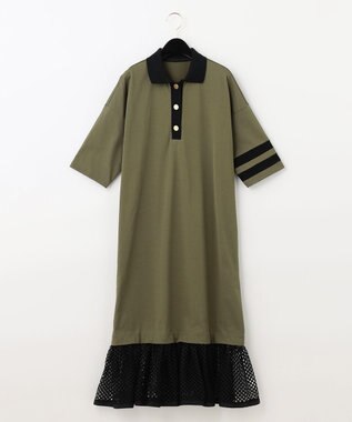メッシュコンビラガーワンピース / GRACE CONTINENTAL | GRACE 
